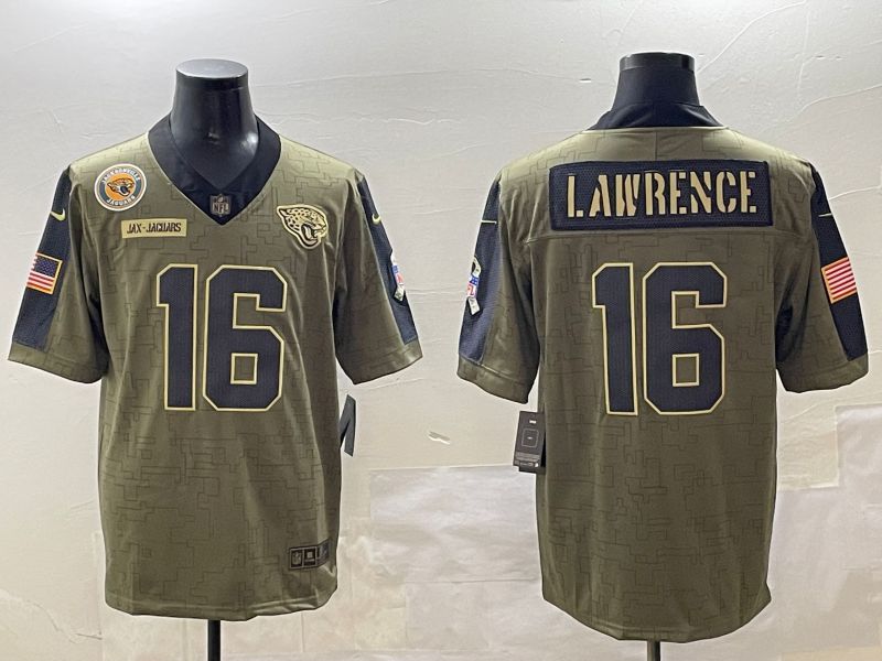Men Jacksonville Jaguars #16 Lawrence Green Nike 2025 Salute To Service Limited NFL Jersey style 1->jacksonville jaguars->NFL Jersey